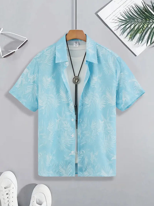 Camicia Tropicale Minimal