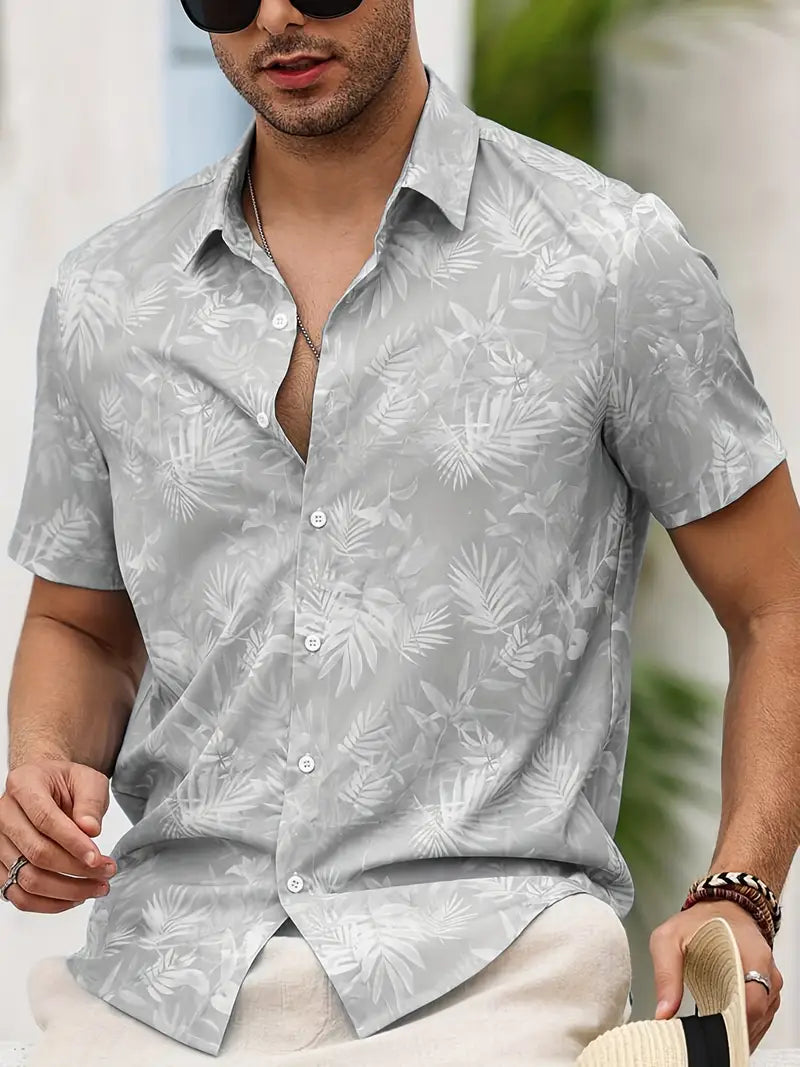 Camicia Tropicale Minimal
