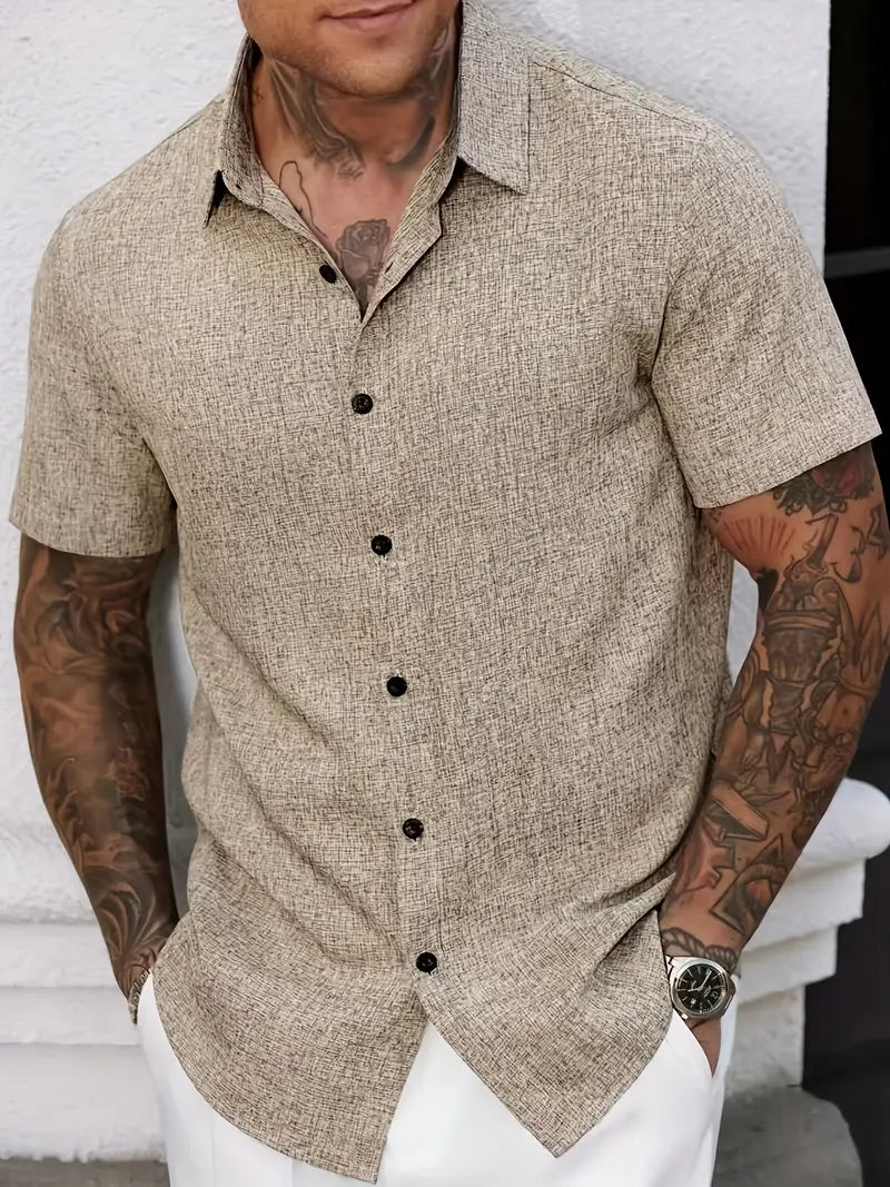 Camicia in lino Casual Uomo