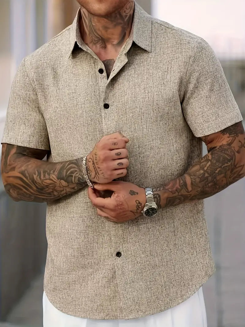 Camicia in lino Casual Uomo