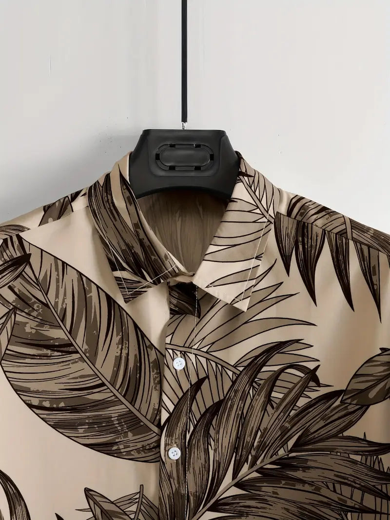 Camicia Floreale Tropicale Uomo