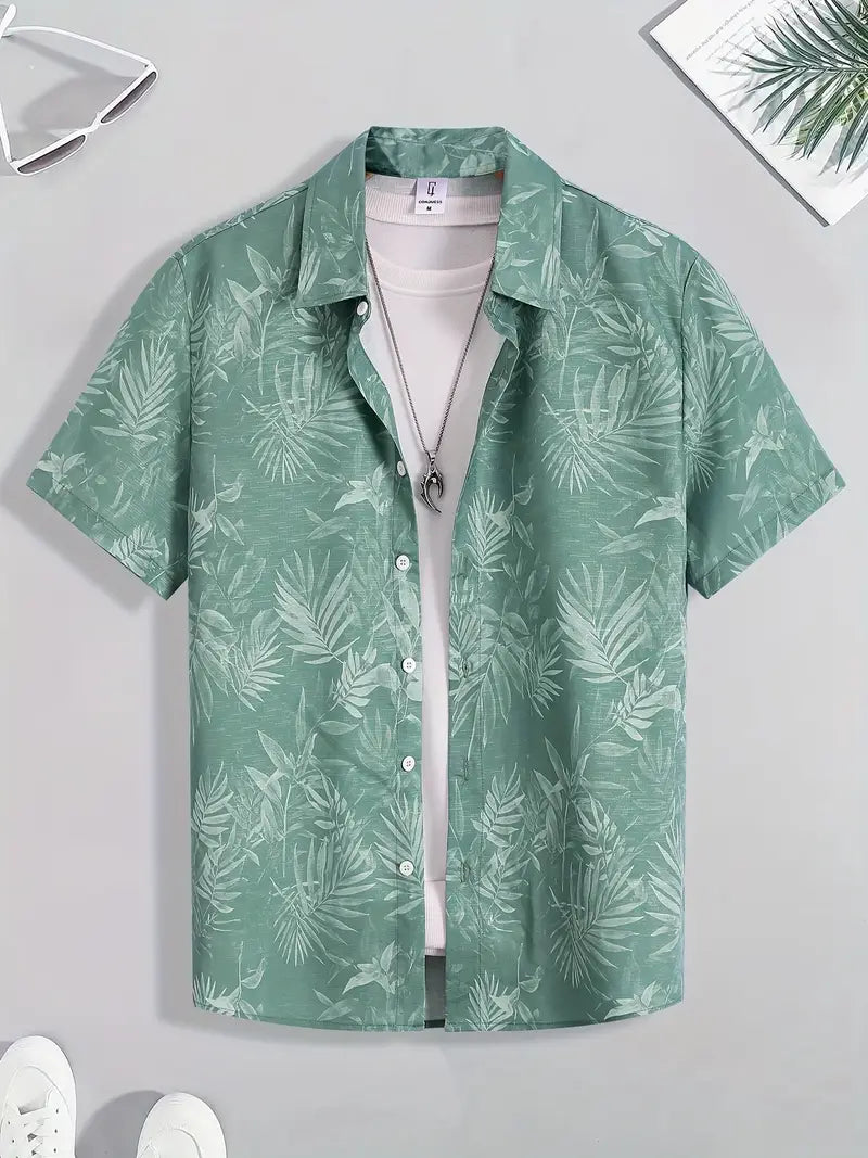 Camicia Tropicale Minimal