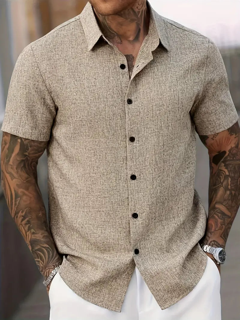 Camicia in lino Casual Uomo