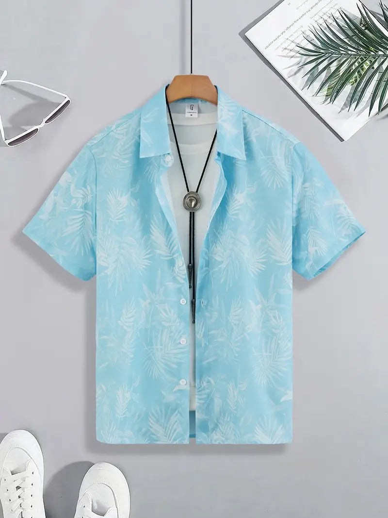Camicia Tropicale Minimal