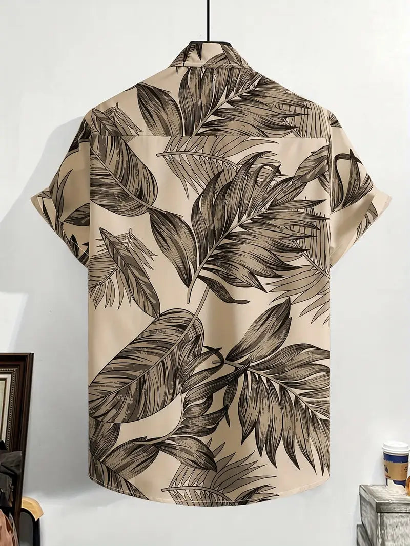 Camicia Floreale Tropicale Uomo