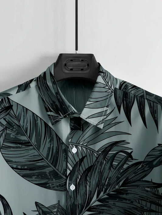 Camicia Floreale Tropicale Uomo