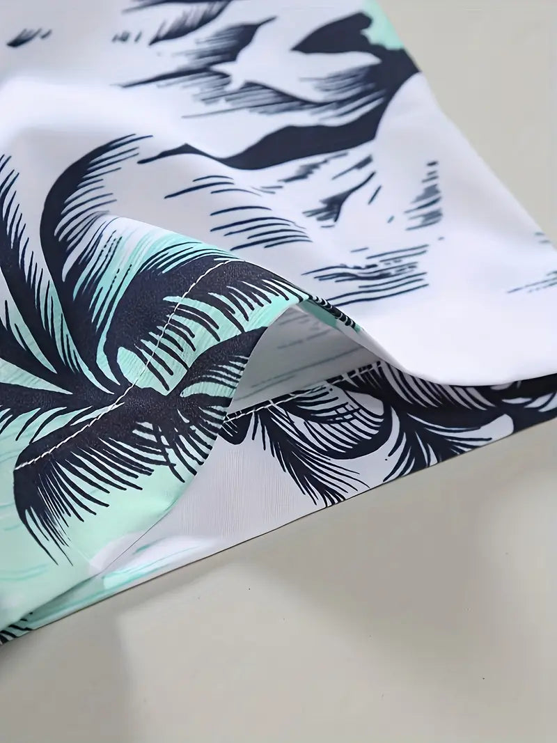 Camicia Palme Mare Uomo