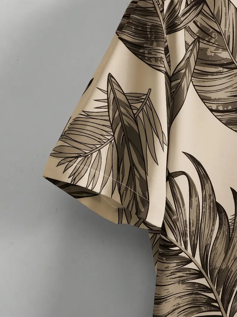 Camicia Floreale Tropicale Uomo