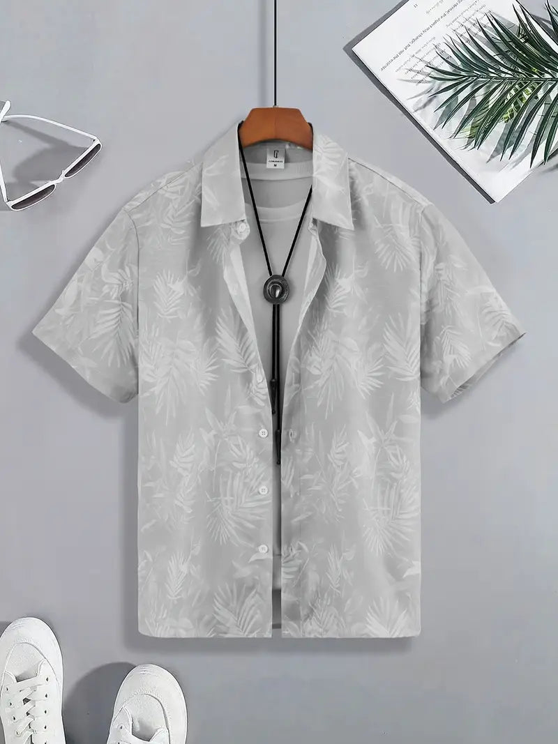 Camicia Tropicale Minimal