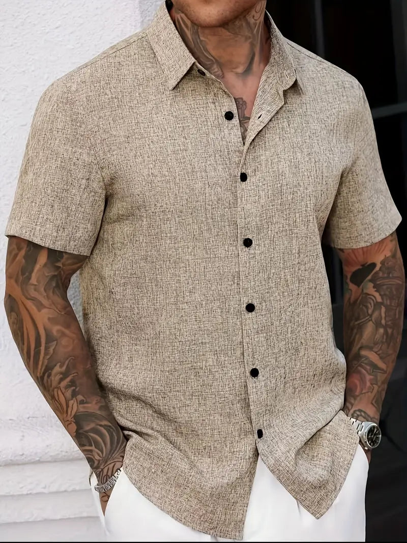Camicia in lino Casual Uomo