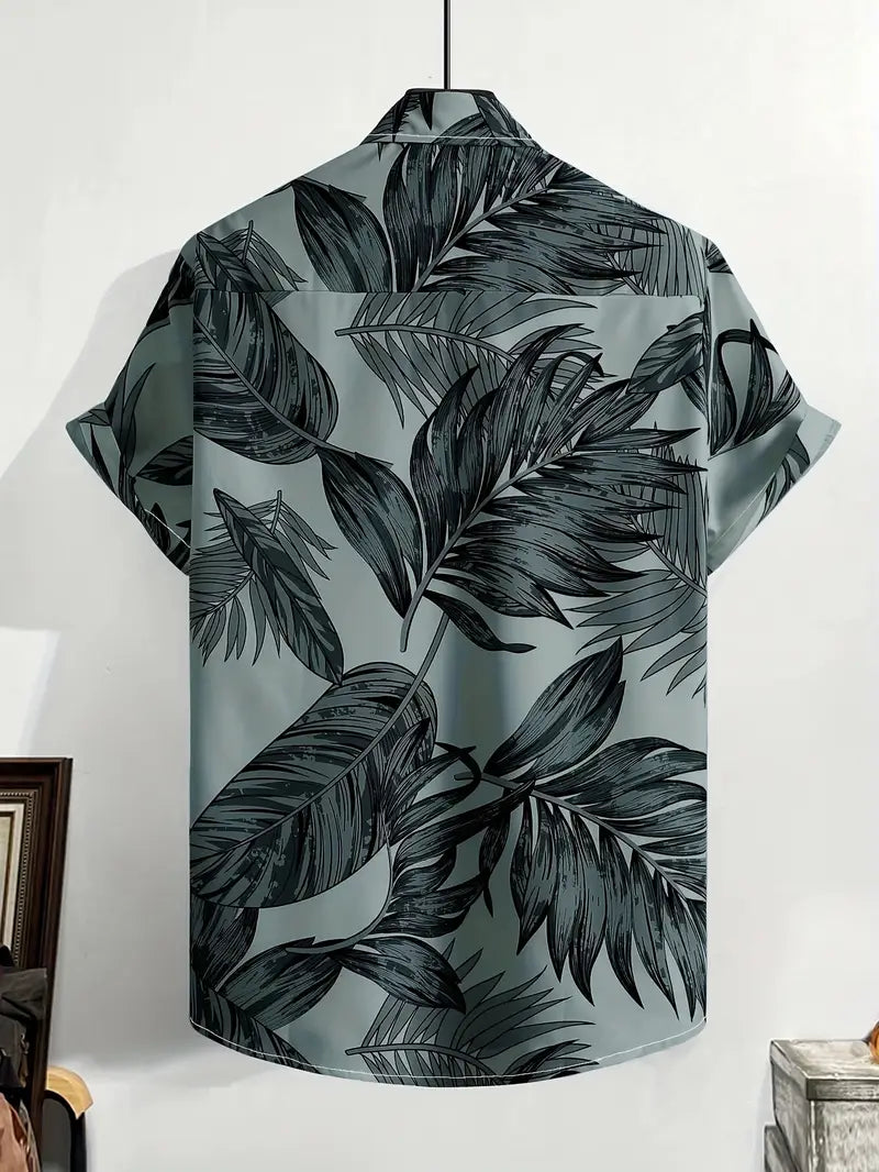 Camicia Floreale Tropicale Uomo