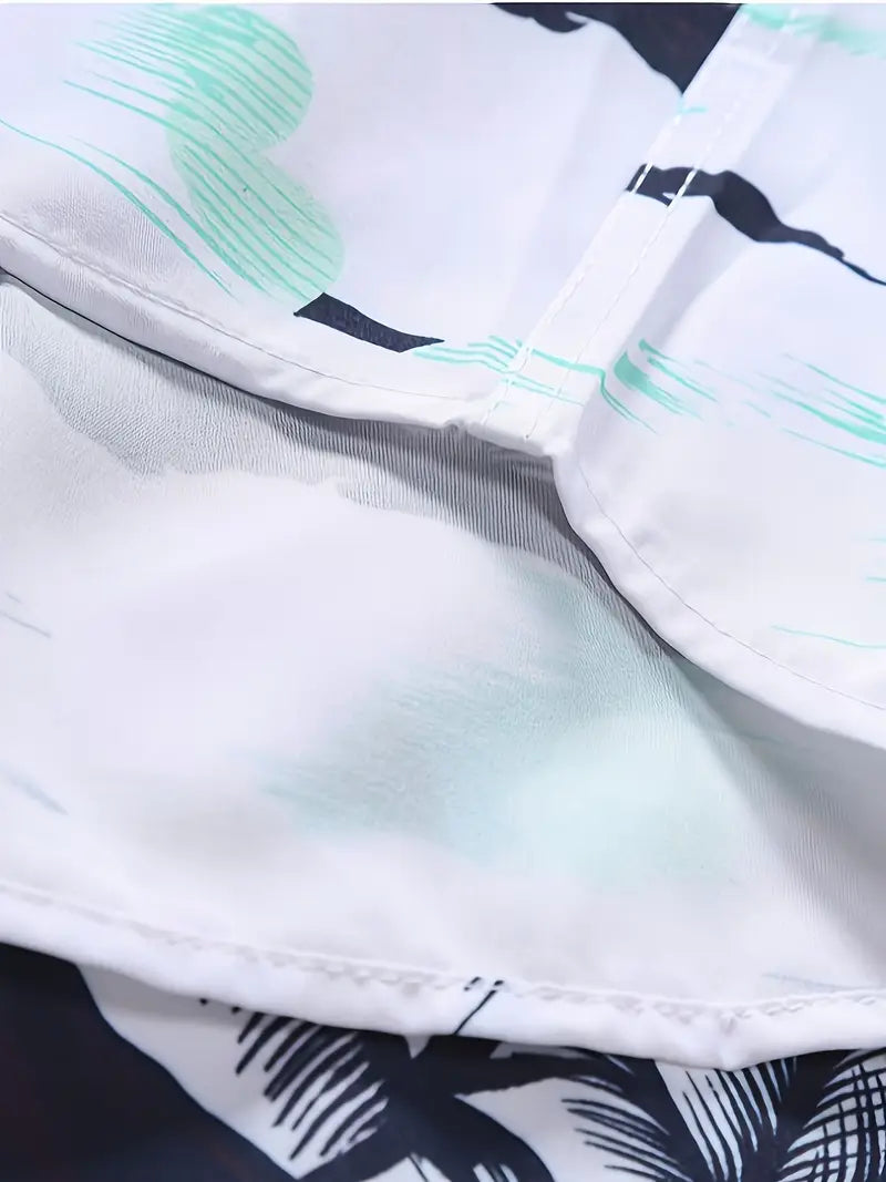 Camicia Palme Mare Uomo